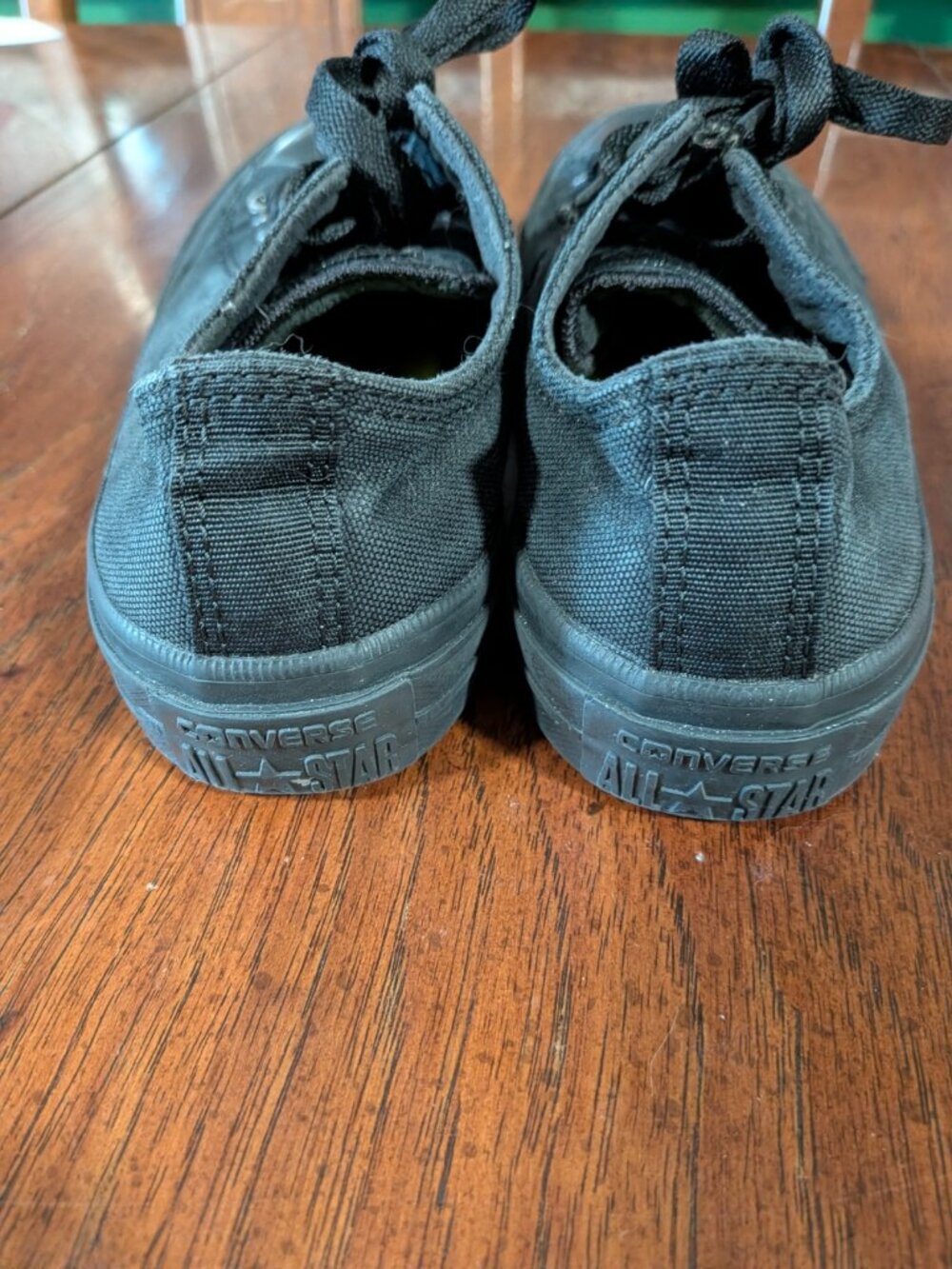Converse Chuck Taylor All Star Mono Black Low Top Sneakers Women 6 - Picture 3 of 5